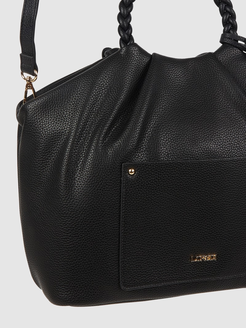 Handtasche in Leder-Optik Modell 'Kailee' in schwarz