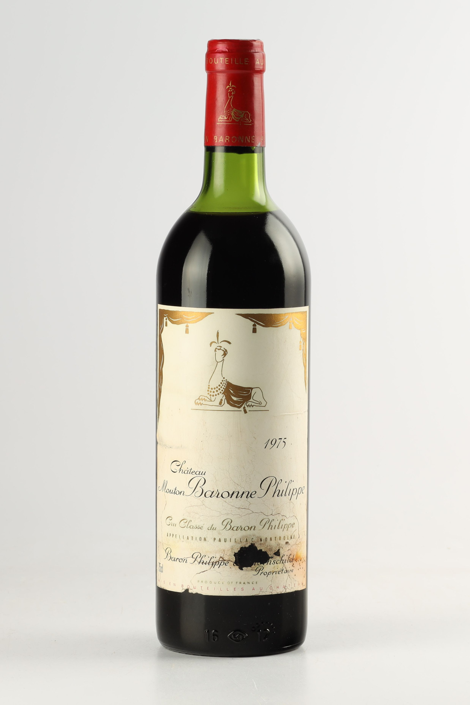 Château Mouton Baronne Philippe 1975, Pauillac