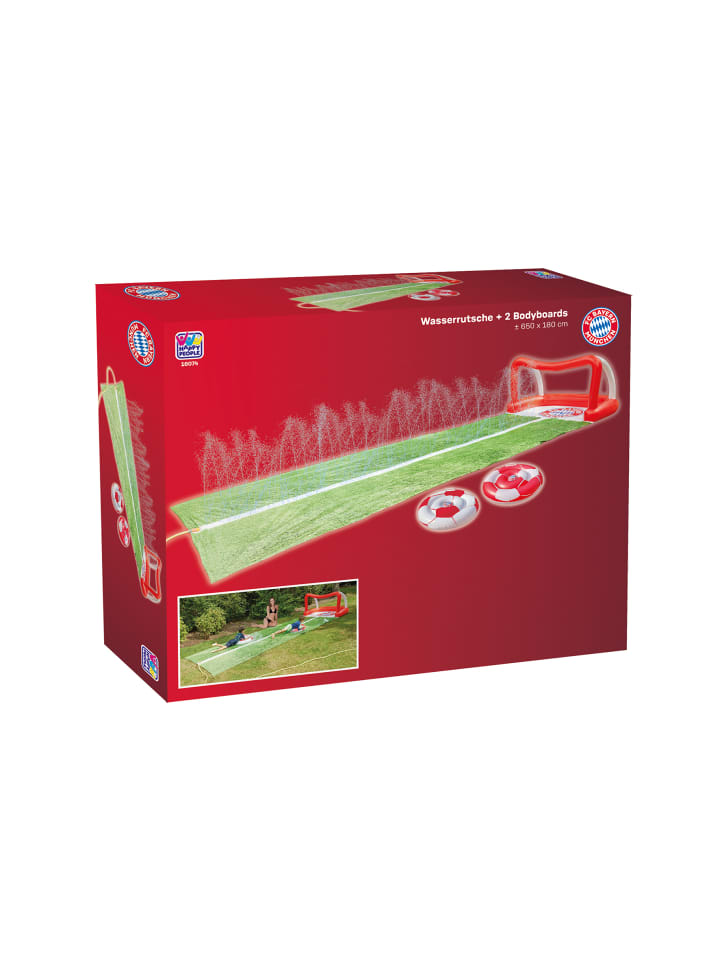Happy People Wasserrutsche FC Bayern München 650x180cm mit 2 Boards in mehrfarbig günstig kaufen onesize