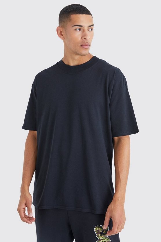 Oversize T-Shirt mit Camouflage Bear Print