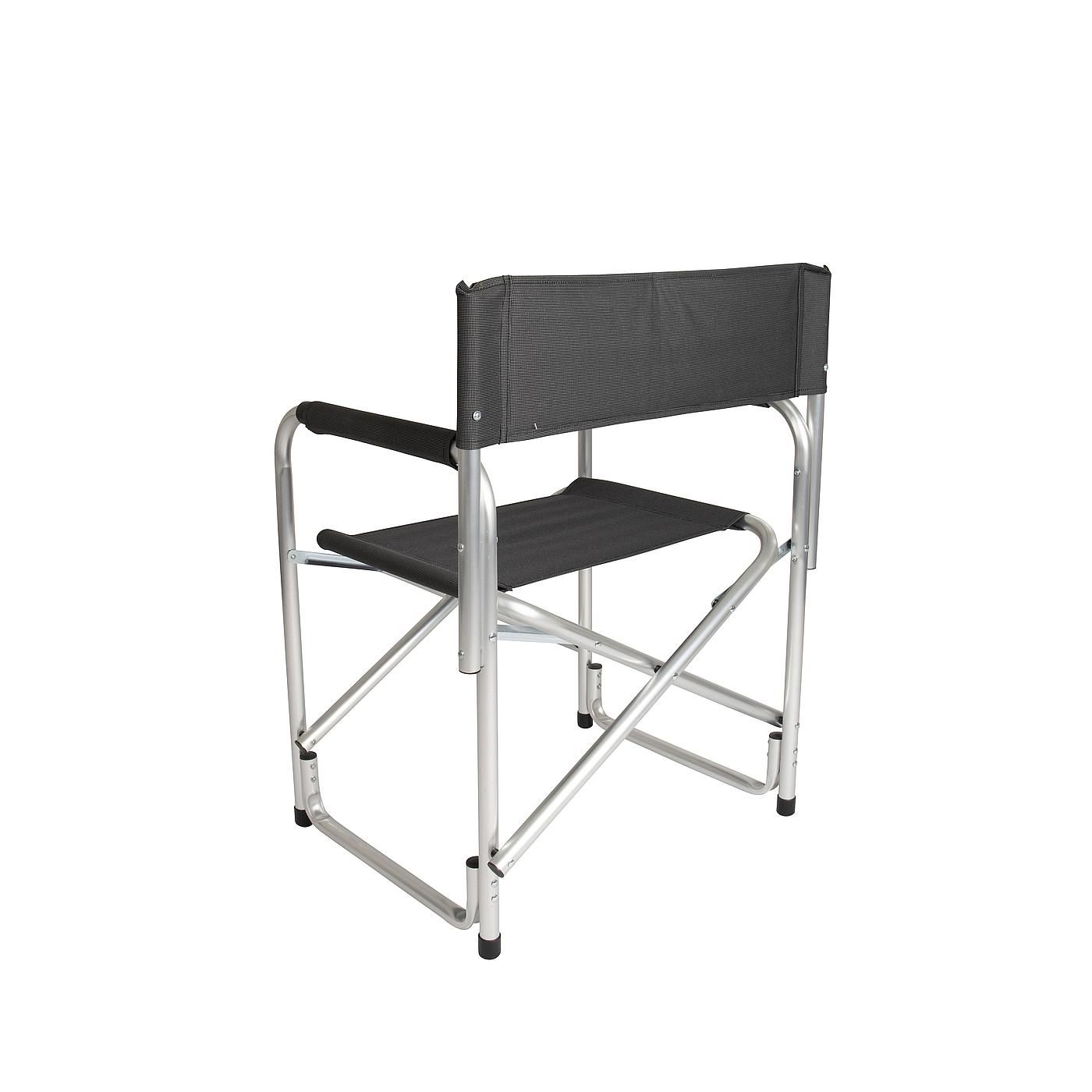 Bo-Camp Aluminium grauer Regiestuhl