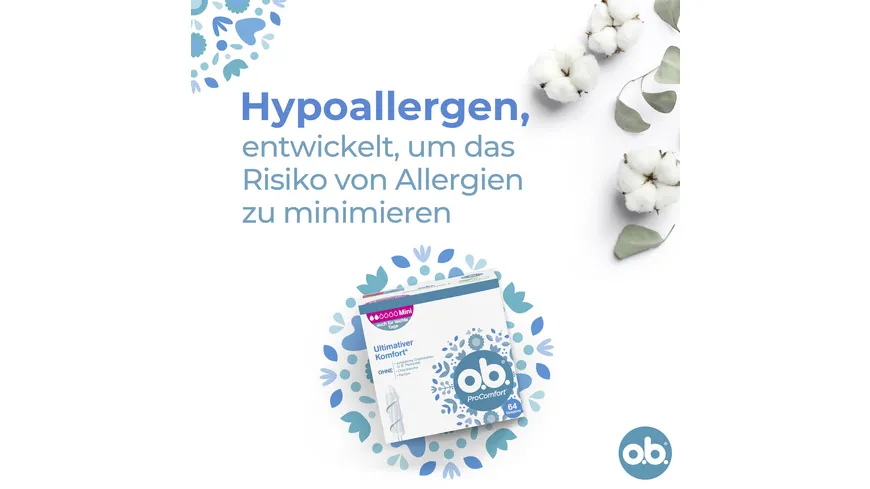 O.B. Tampons ProComfort Mini