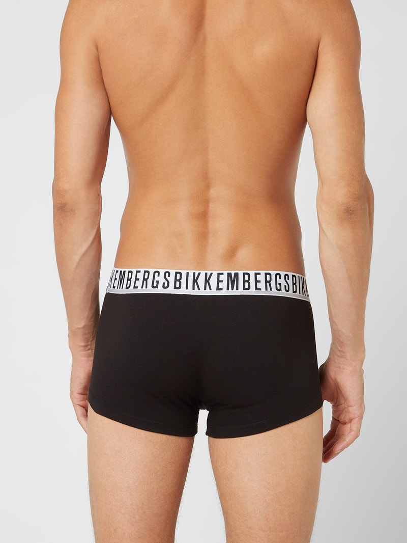 Trunks mit Stretch-Anteil im 3er-Pack in schwarz