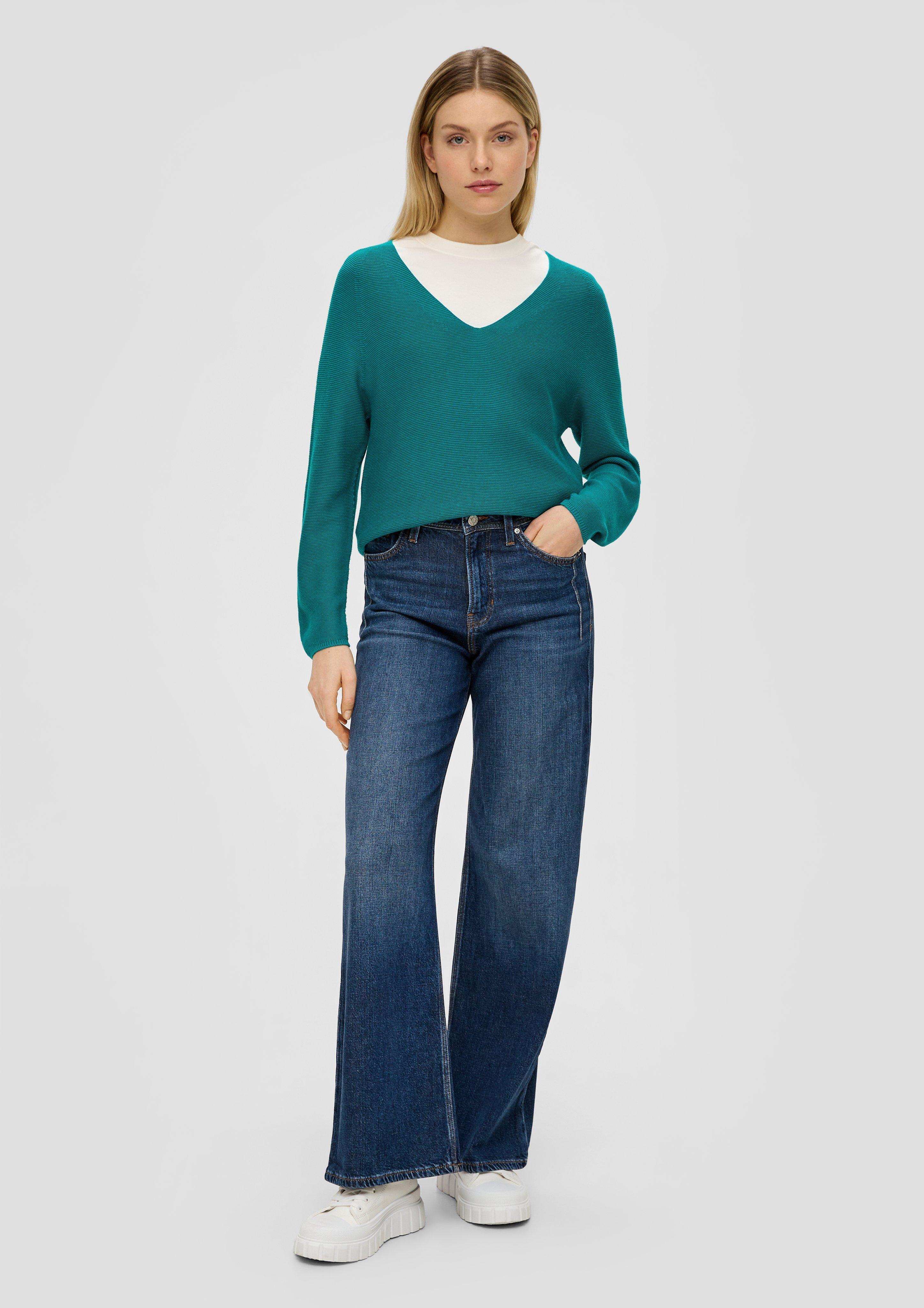 Pullover mit V-Ausschnitt  2139914-6680