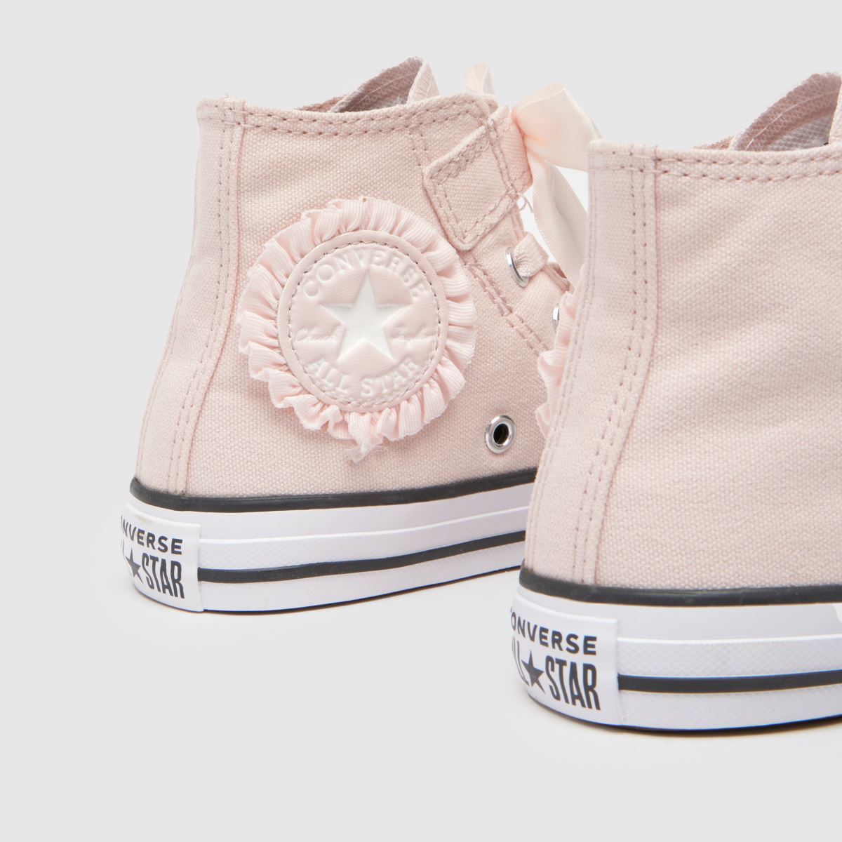 Bledo roza superge Converse All Star Hi Ruffles za deklice Junior