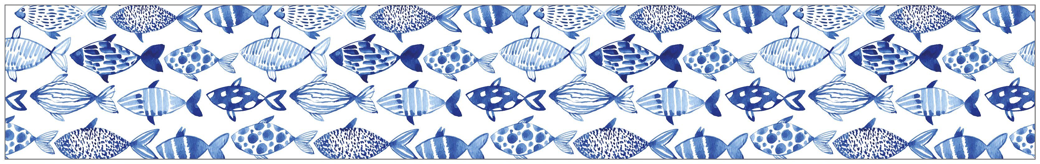 Fensterfolie Look Shoal, MySpotti, halbtransparent, glatt, 200 x 30 cm, statisch haftend