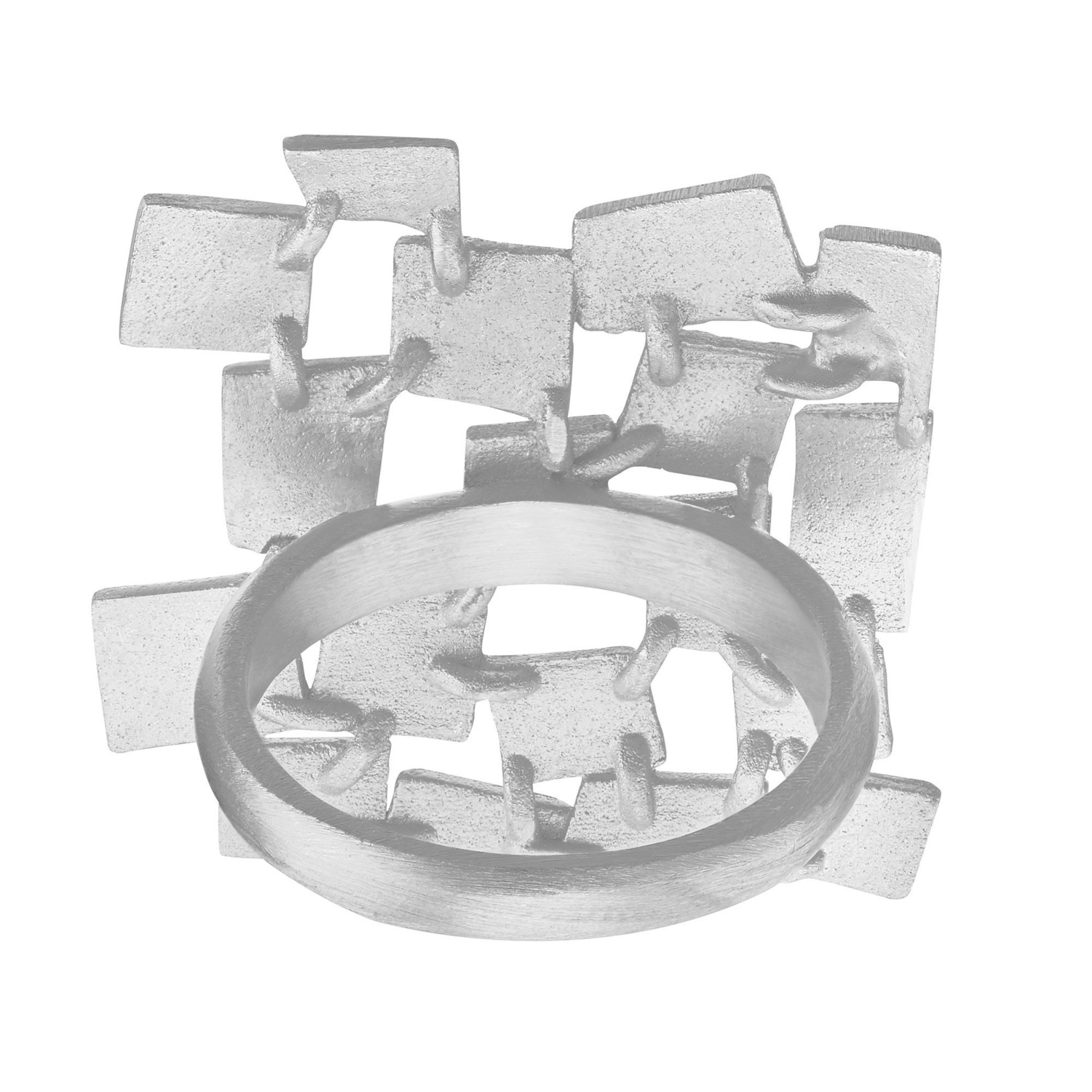 Anello Heideman Partis color argento opaco