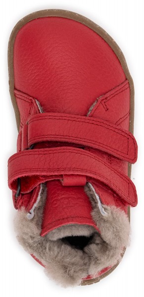 Froddo ~ Winter Furry MidCut Klett Leder ~ Red