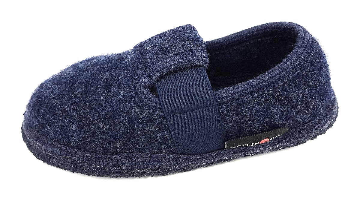 Haflinger Slipper Joschi 621002 Blau 72 jeans