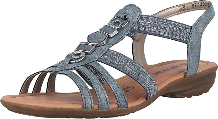REMONTE Klassische Sandalen blau