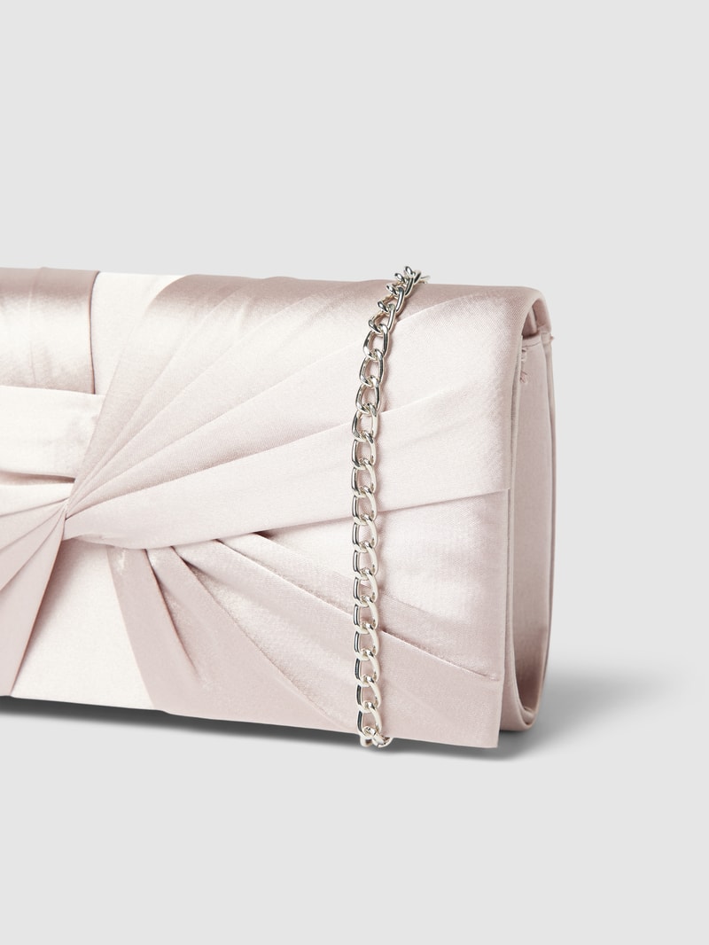 Kuvert-Clutch mit Schleifen-Detail in mauve