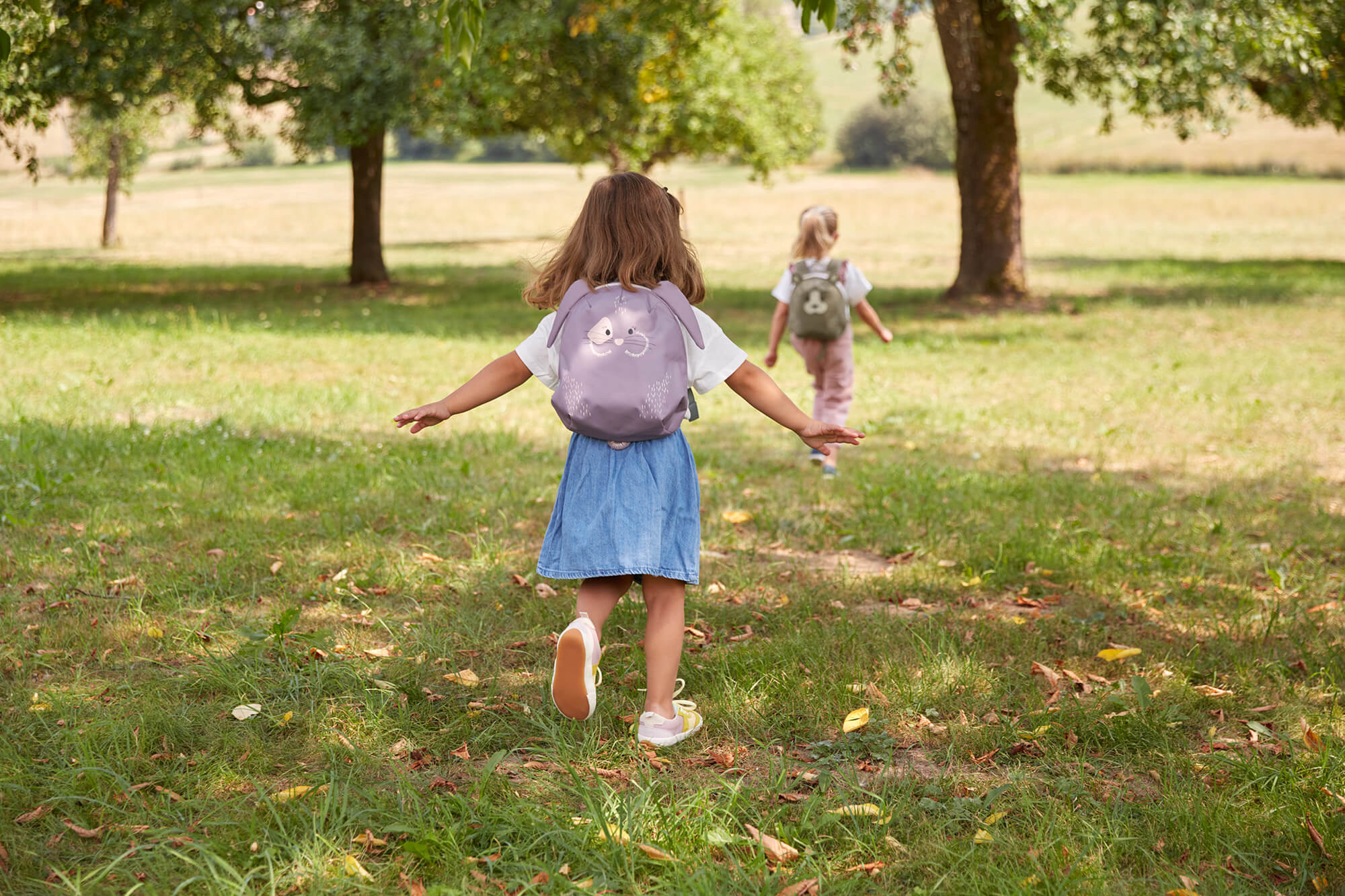 Kindergartenrucksack Tiny - Hase, Lila