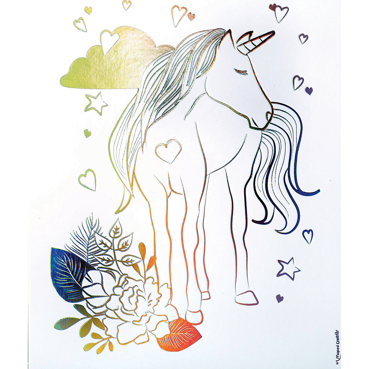 Ausmal-Set Aqua'Art - Einhorn
