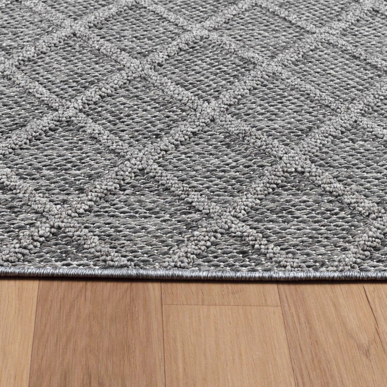 Ayyildiz Teppich, PATARA 4953, GREY, 80 x 250 cm