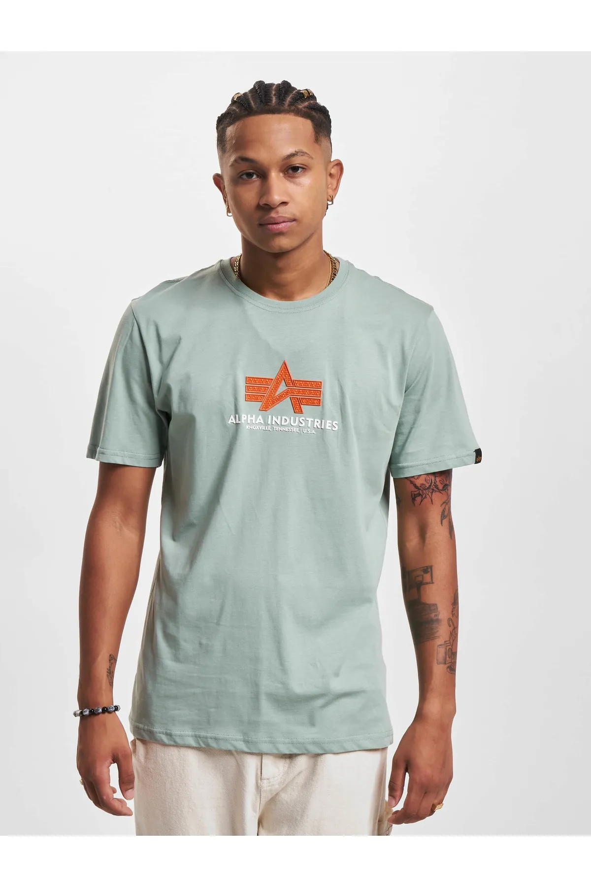 Alpha Industries  Herren Alpha Industries Basic Gummi T-Shirt