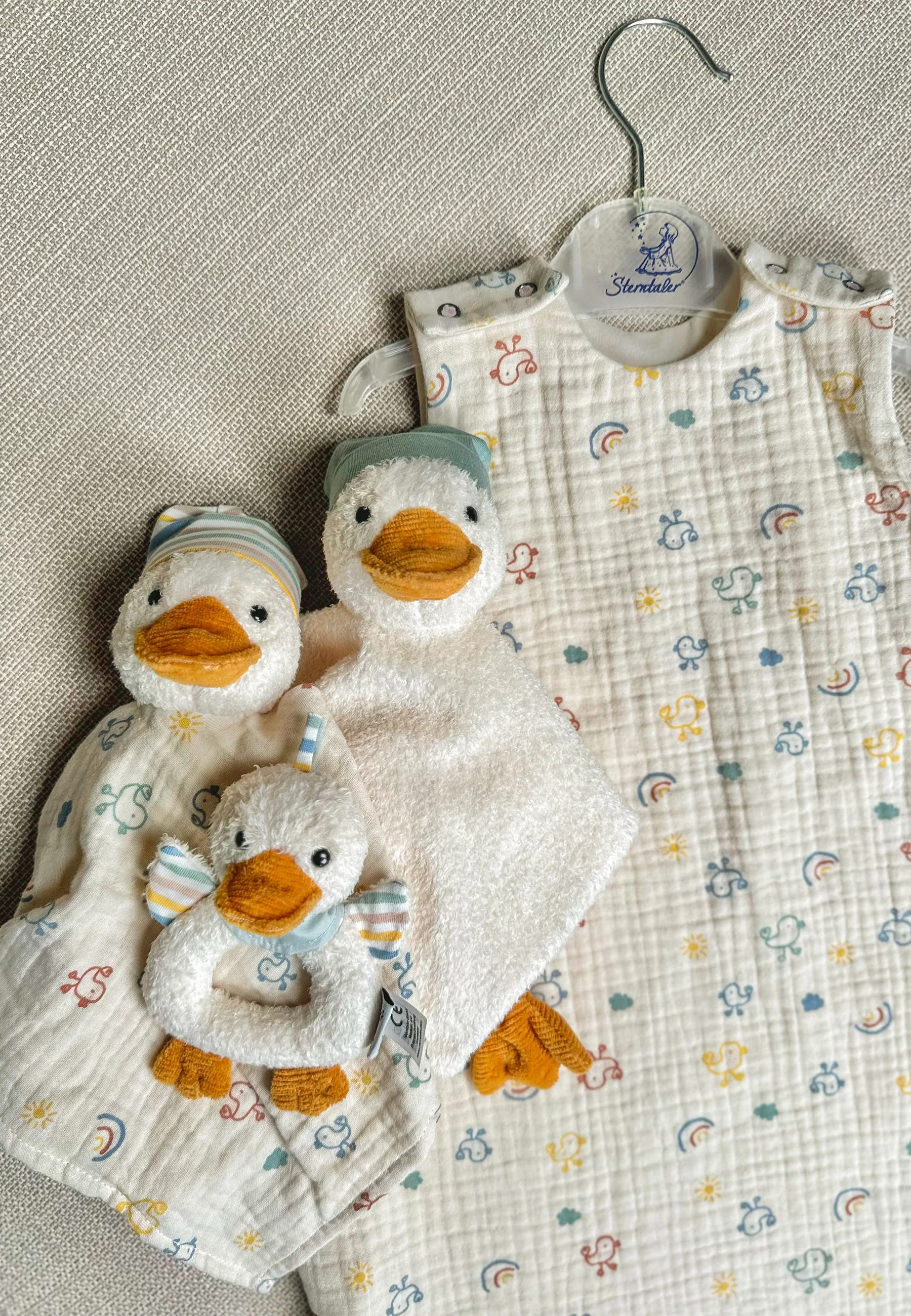 Schlafsack Baby 44cm Ente Edda