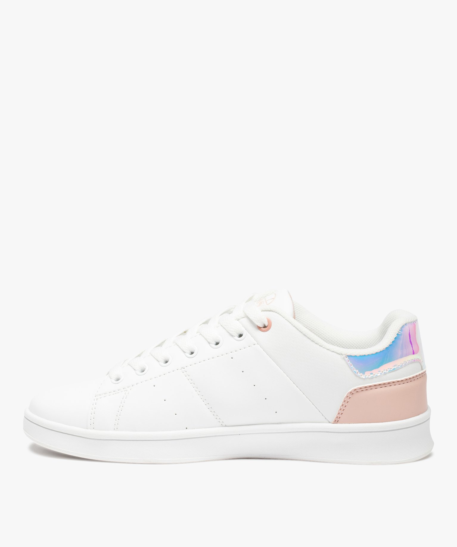 Baskets femme bicolores à lacets – Ellesse Eridan blanc | GEMO