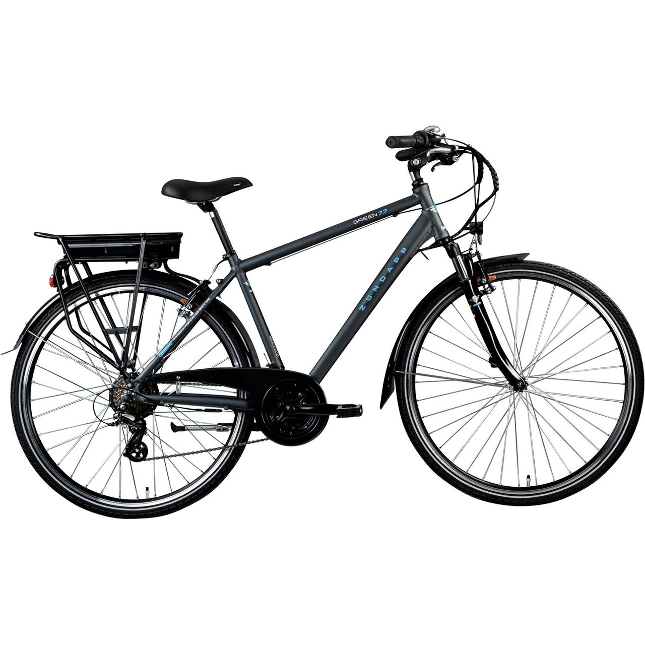Zündapp Green 7.7 E-Bike Herren Trekkingrad 28 Zoll Pedelec 155 - 185 cm Trekkingrad mit 21 Gang