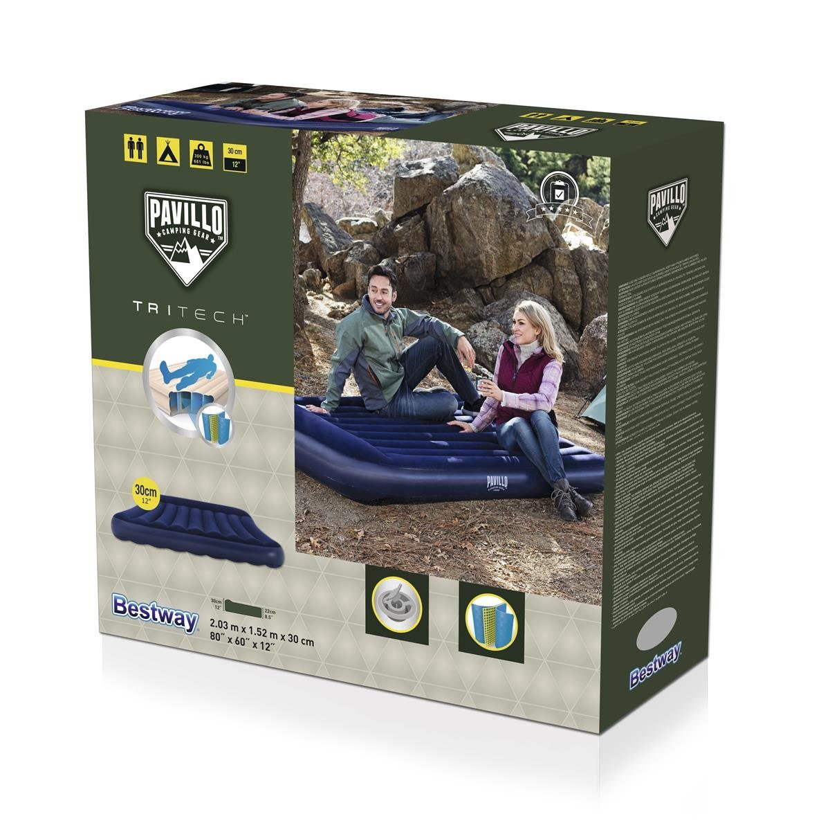 Bestway Luftbett TriTech Double 2 Personen 203 x 152 x 30 cm