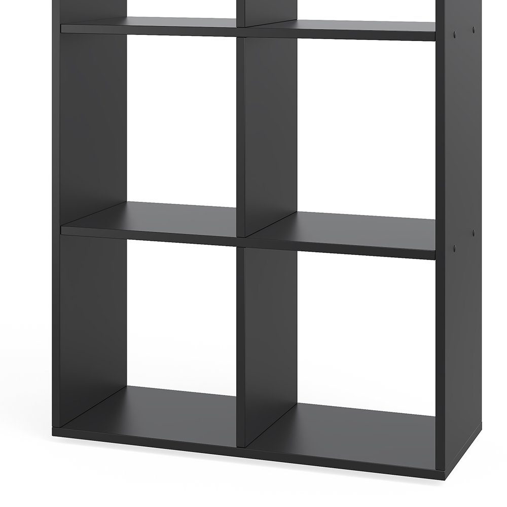 Vicco Raumteiler Würfelregal Bücherregal Schwarz