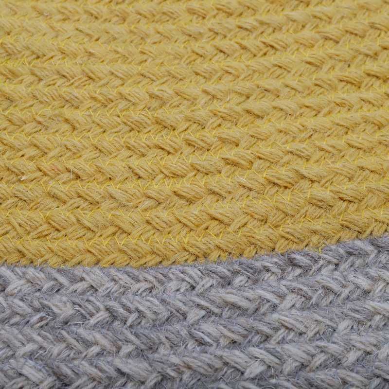 Tapis laine tressée 120cm NOLAN