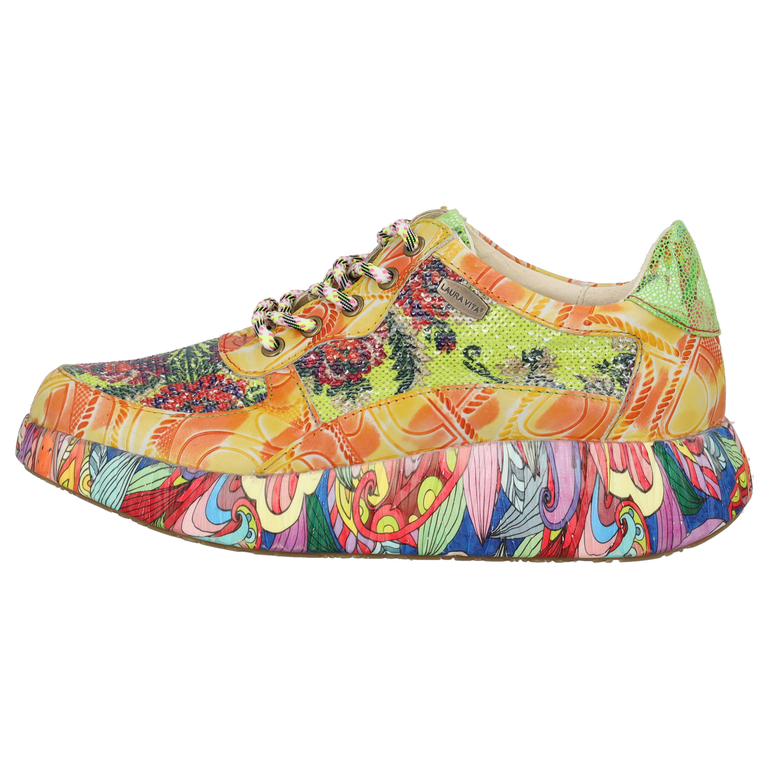 Laura Vita Nikito 02, Schnürschuhe, Damen, Mehrfarbig