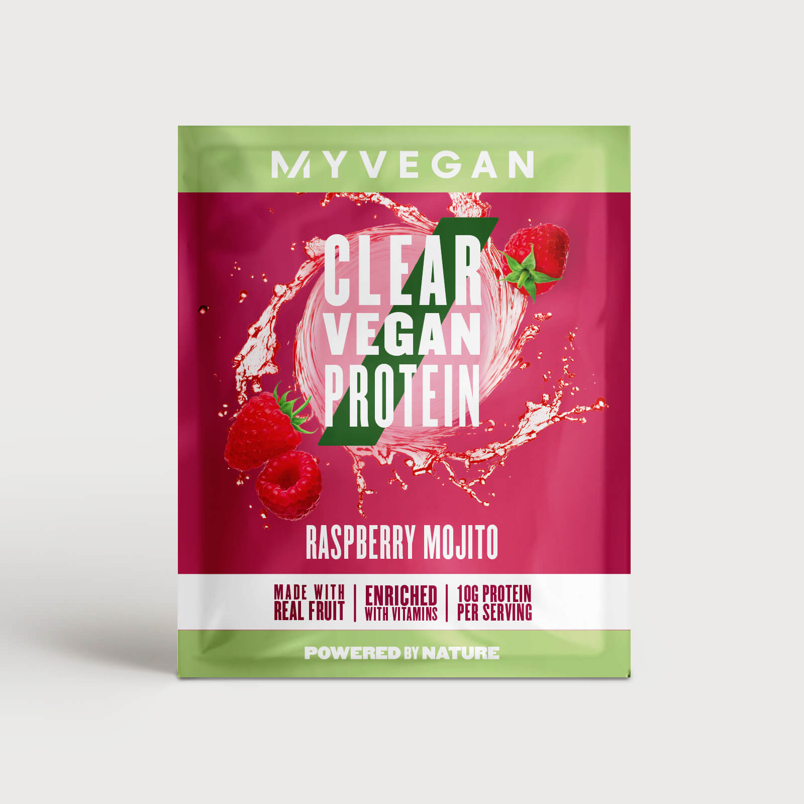 Myvegan Clear Vegan Protein, Raspberry Mojito, 16g