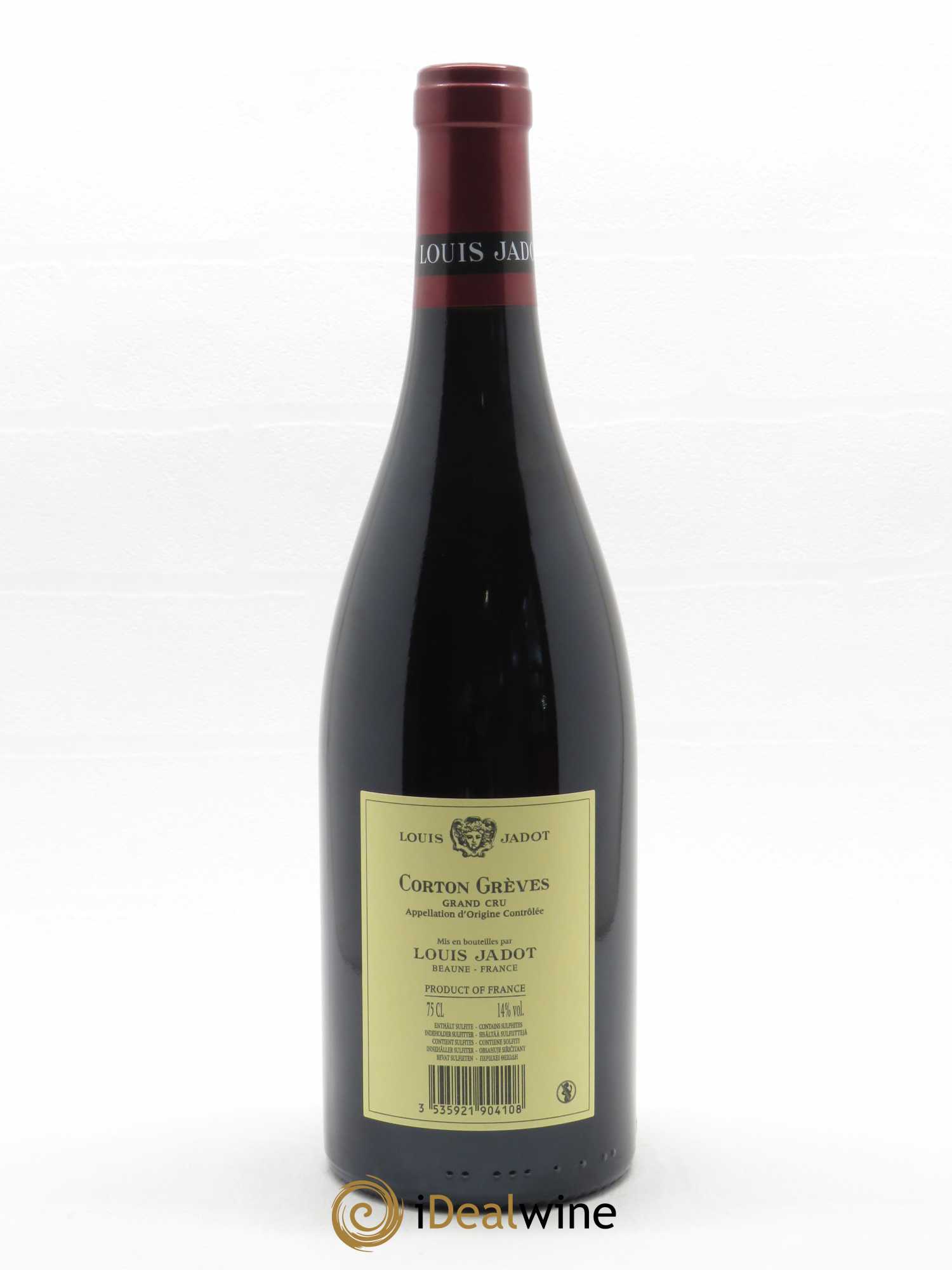 Corton Grand Cru Grèves Louis Jadot  2020 - Lot de 1 Bouteille