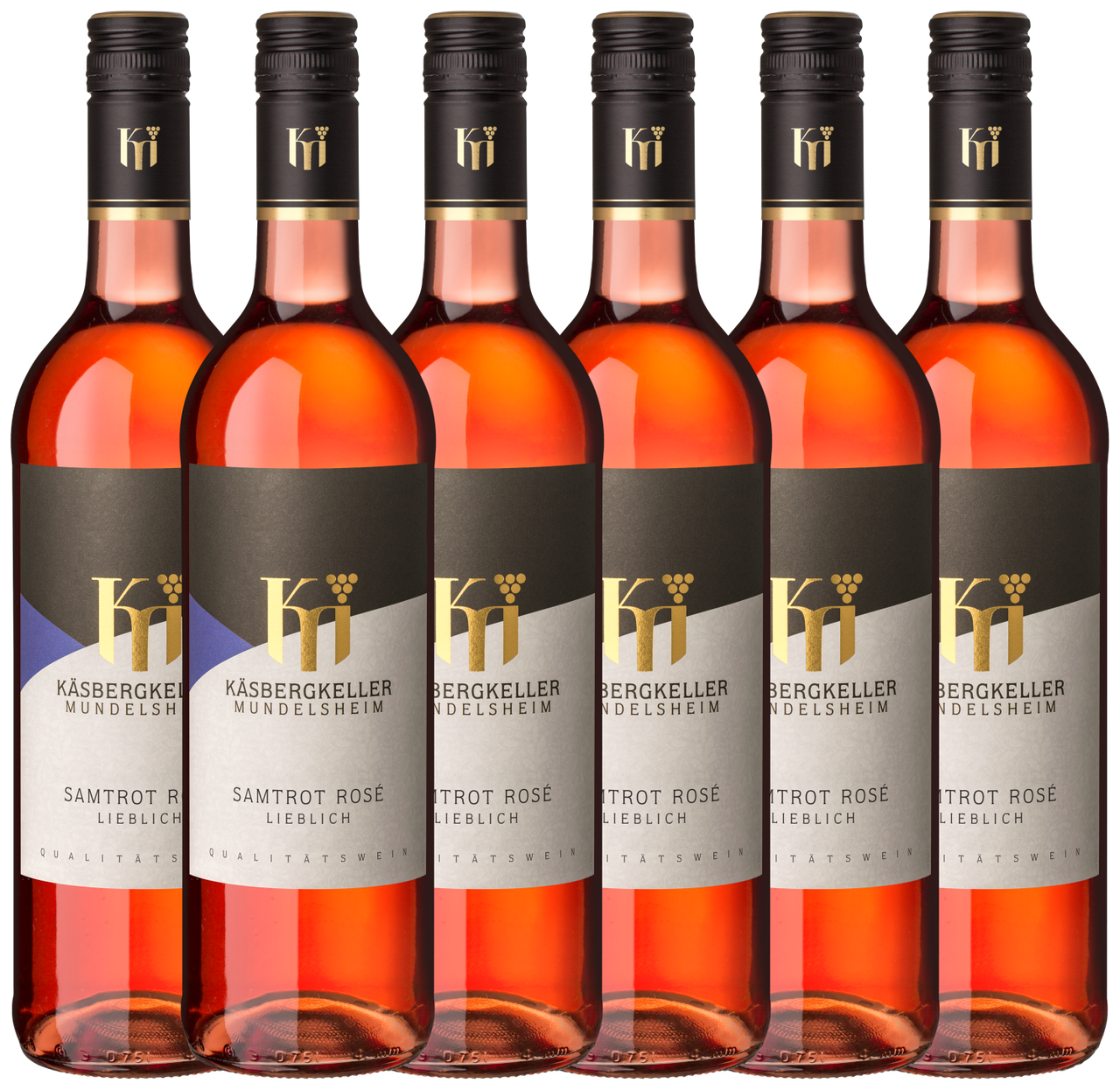 Lauffener Weingärtner eG Mundelsheimer Samtrot Rosé QbA 0,75l - 6er Karton