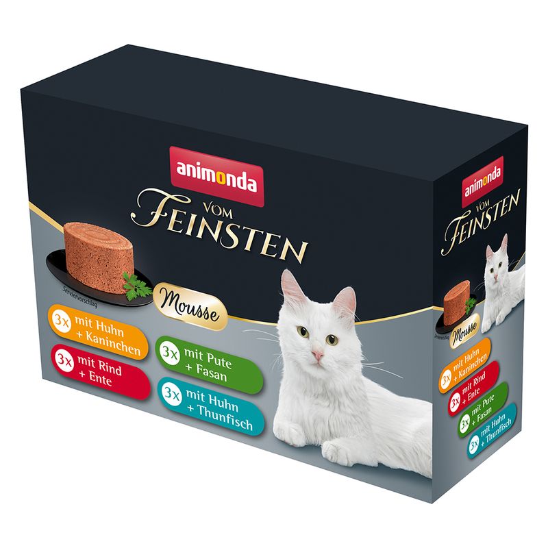 Mixpaket animonda Vom Feinsten Adult Mousse 12 x 85 g | bitiba %