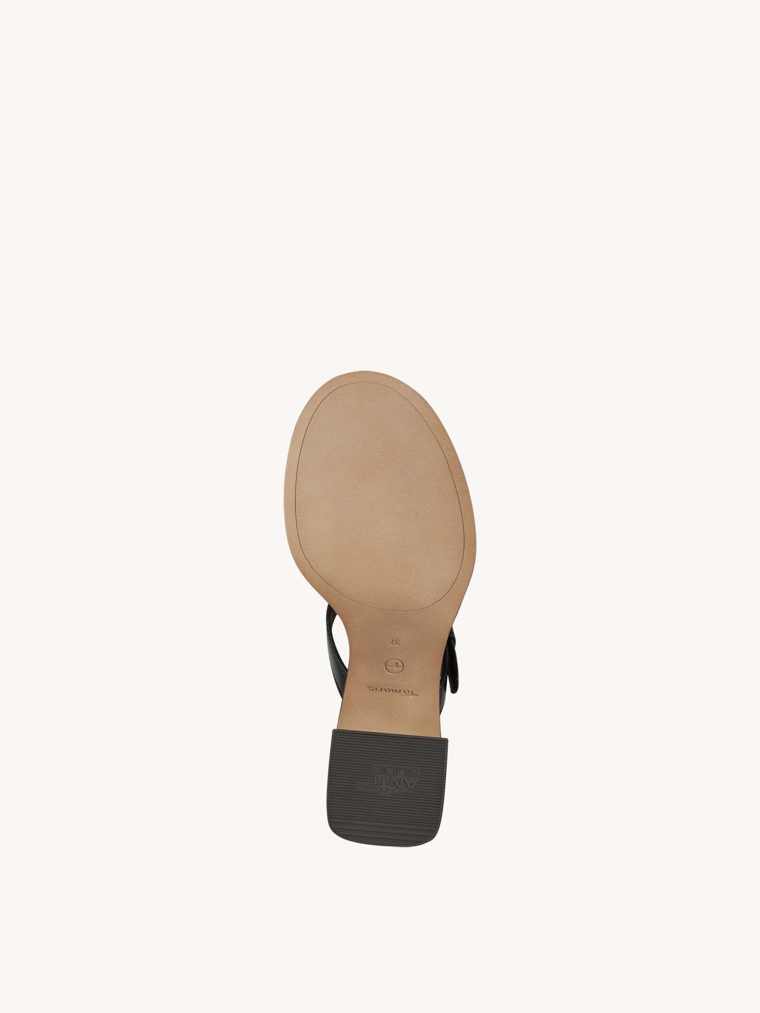 Mule en cuir - noir