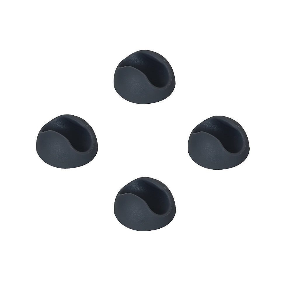 Melko Tischbein Tischgestell Hairpin Tischbeine 4er-Set Schwarz Silber Leg Haarnadelbeine Stahl Tisch Tischkufen Legs Esstisch Harpins Tischbein, Bodenschoner