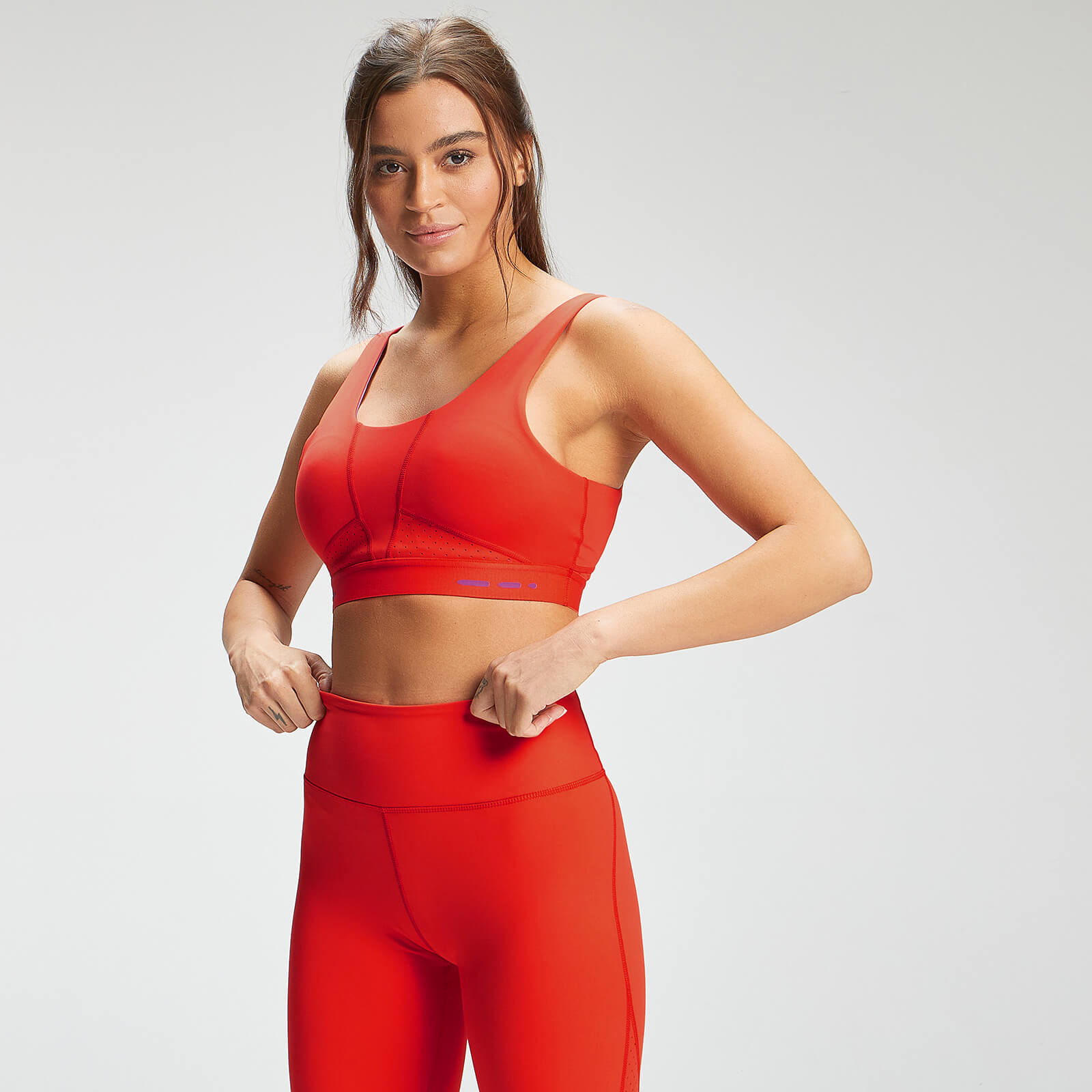 Brassière de sport MP Power Ultra pour femmes – Orange/Orchidée