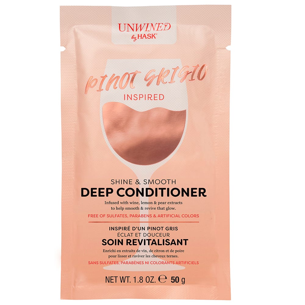 Unwined by Hask 10in1 Shine Deep Conditioner Pinot Grigio 50 ml