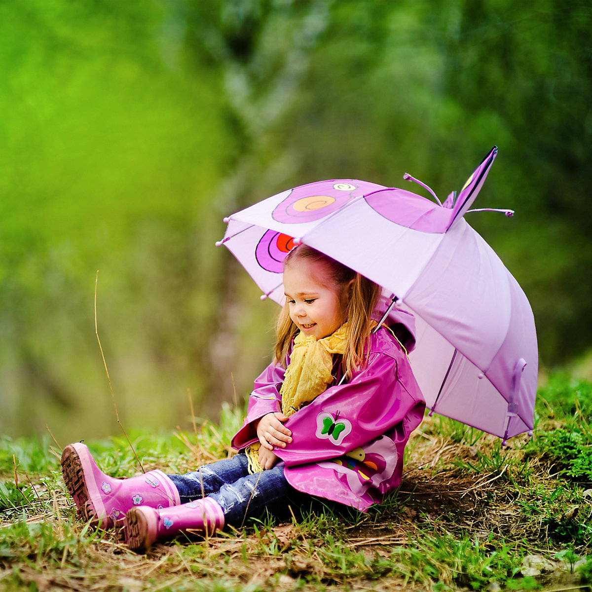Kinderregenschirm mit 3D Motiv