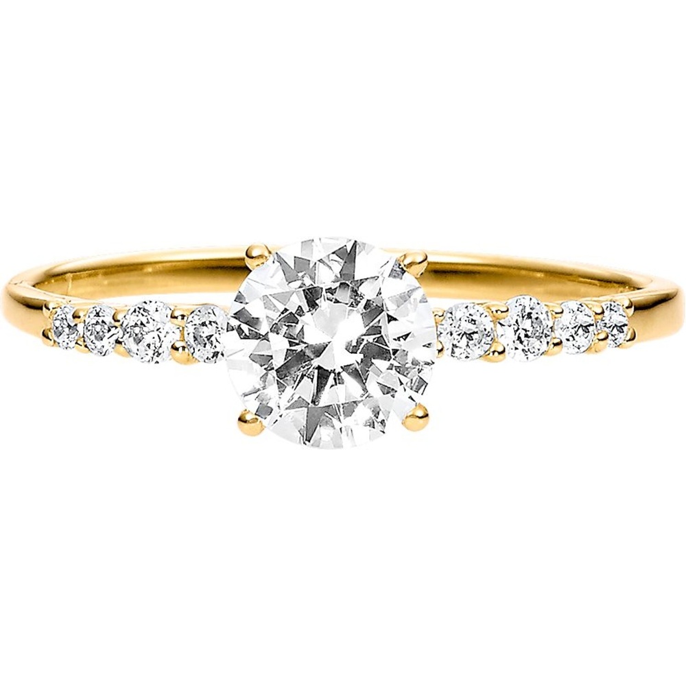 FAVS Bague pour femme 375 Or jaune or jaune Bague