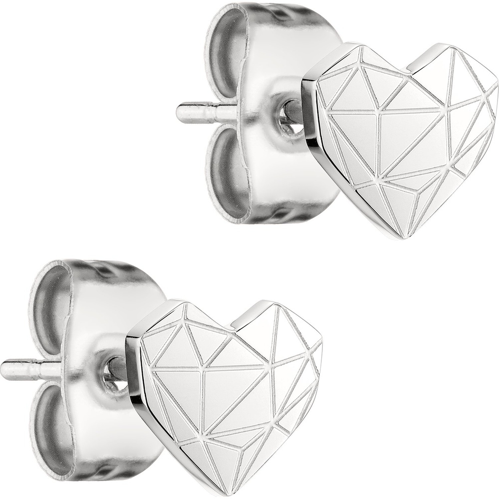 Liebeskind Boucles d'oreilles à fermoir à poussette Acier inoxydable Boucles d'oreilles
