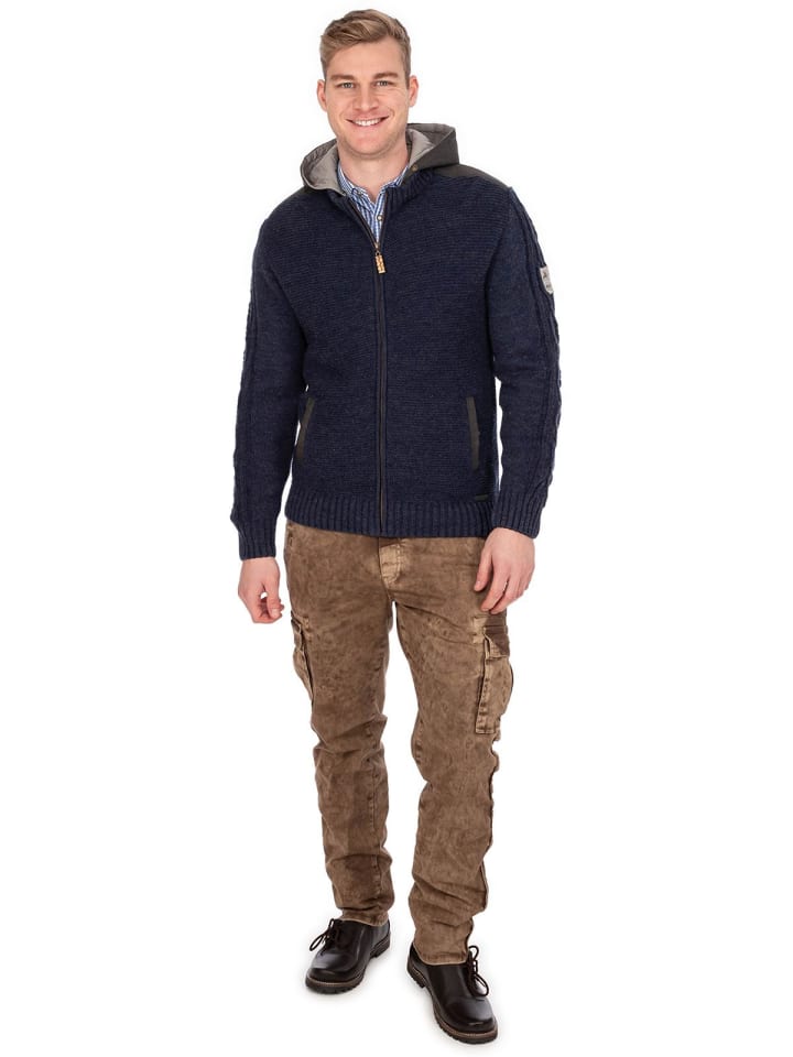 MADDOX Strickjacke BRUNECK in blau günstig kaufen