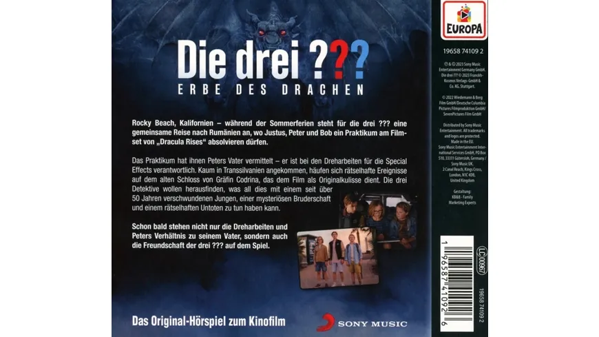 Erbe des Drachen  (Das Orginal-Hörspiel zum Kinofi