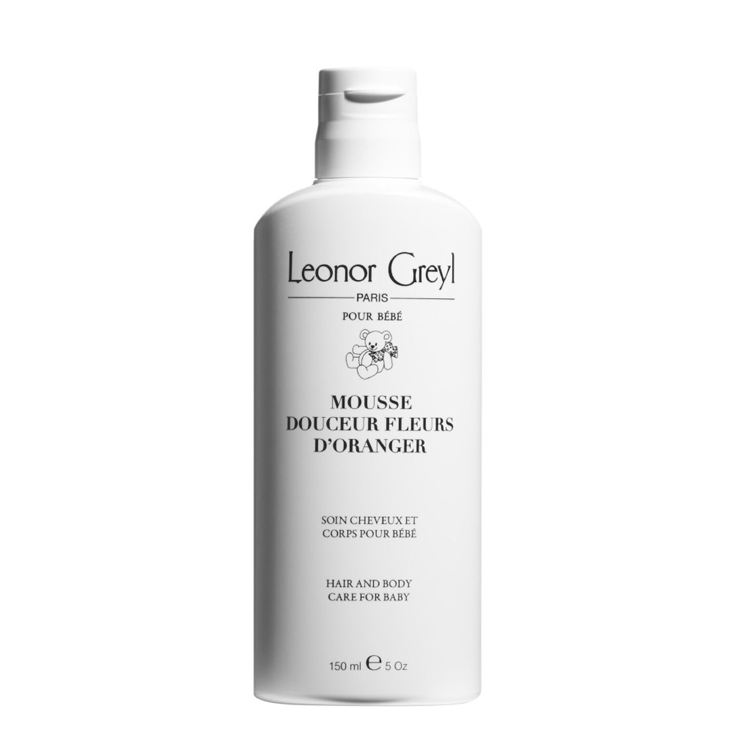 Leonor Greyl Mousse Douceur Fleurs d'Oranger Corps et Cheveux Bébé 150 ml