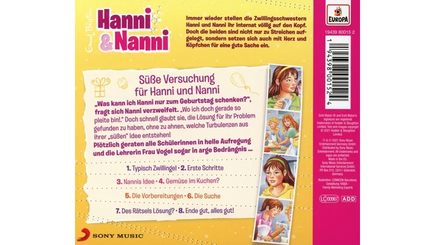 069/Süße Versuchung für Hanni und Nanni