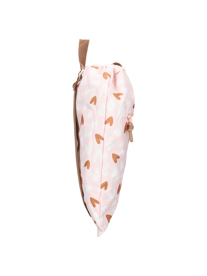 COFI 1453 Kidzroom Sportbeutel Prague Hearts Cord-Turnbeutelpraktischem in Rosa günstig kaufen 32 cm