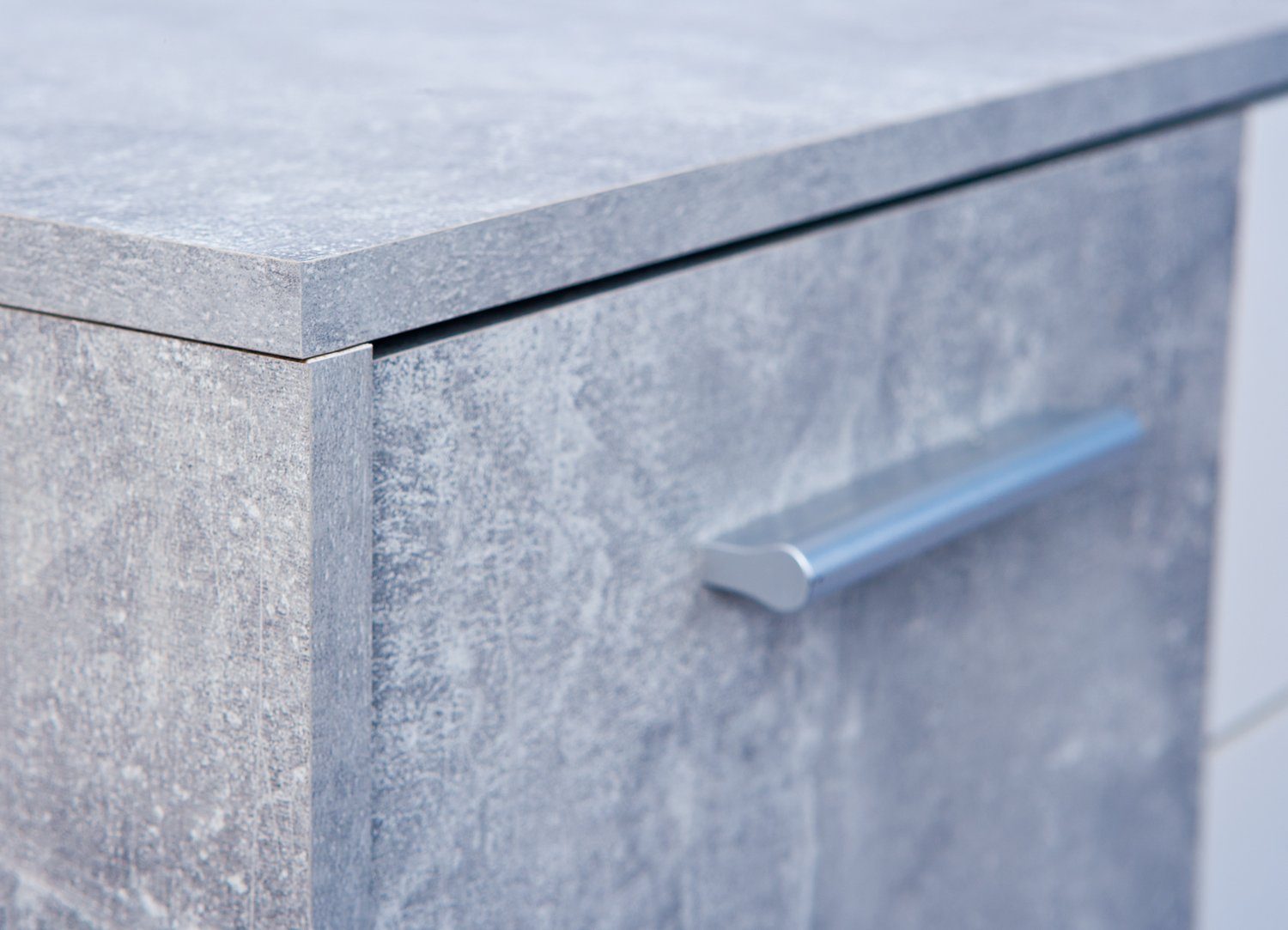 Inter Link Kommode FLAVIUS FSC, Kommode in trendiger Beton-weiß Kombination