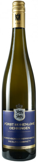 2018 Verrenberger VERRENBERG Riesling VDP.Grosse Lage süß Bio - Weingut Fürst Hohenlohe-Oehringen