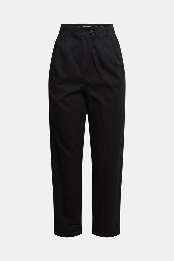High-Rise-Chino, 100 % Pima-Baumwolle