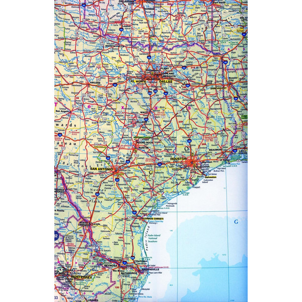 MARCO POLO Kontinentalkarte USA 1:4 000 000 - Straßenkarte