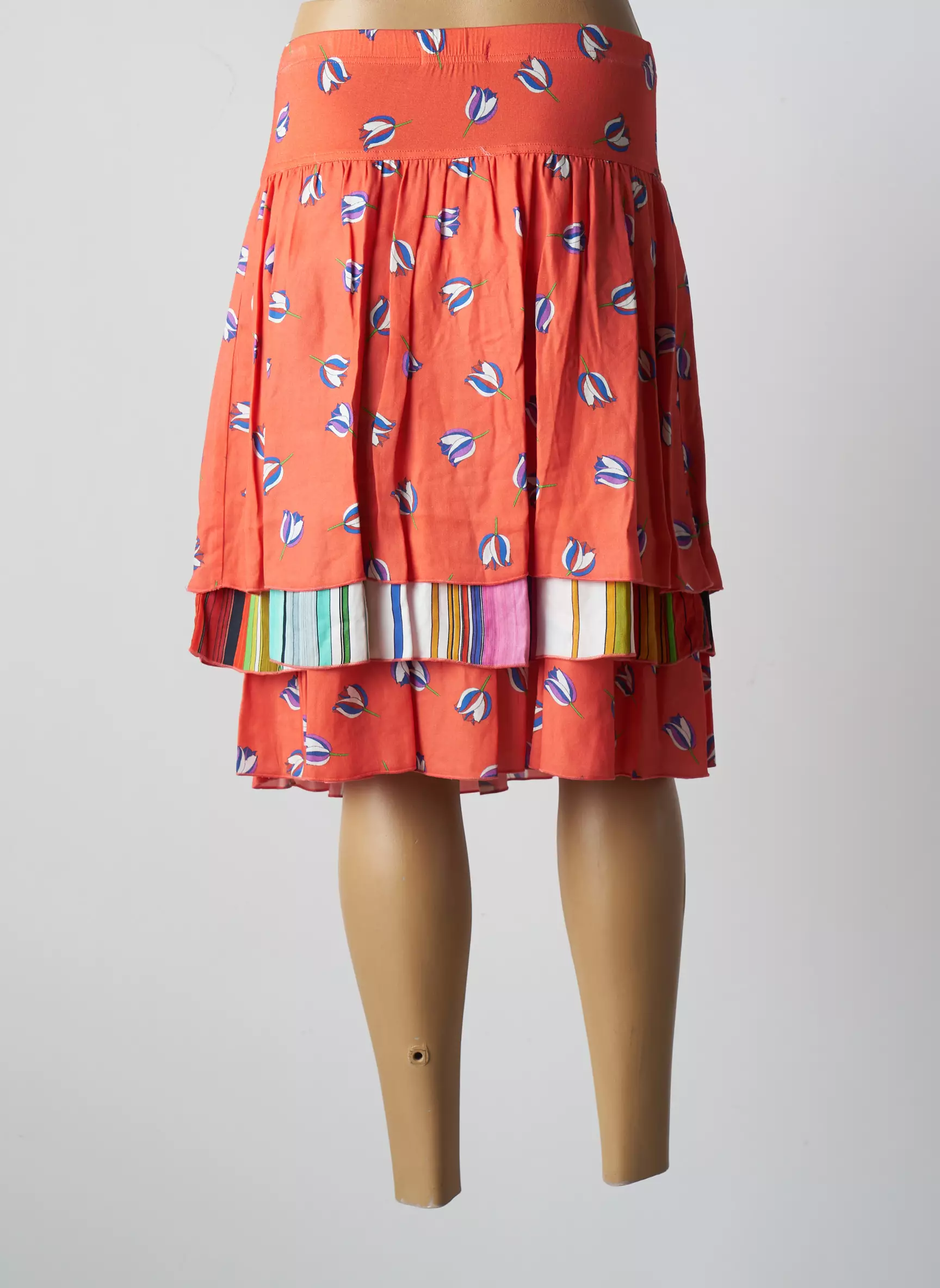 Paul Brial Jupes Mi Longues Femme couleur orange