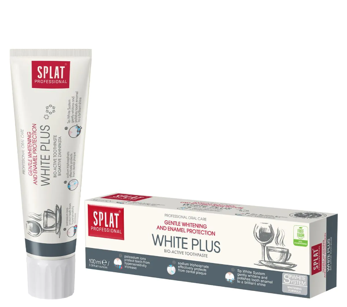 Οδοντόκρεμα Splat Professional White Plus