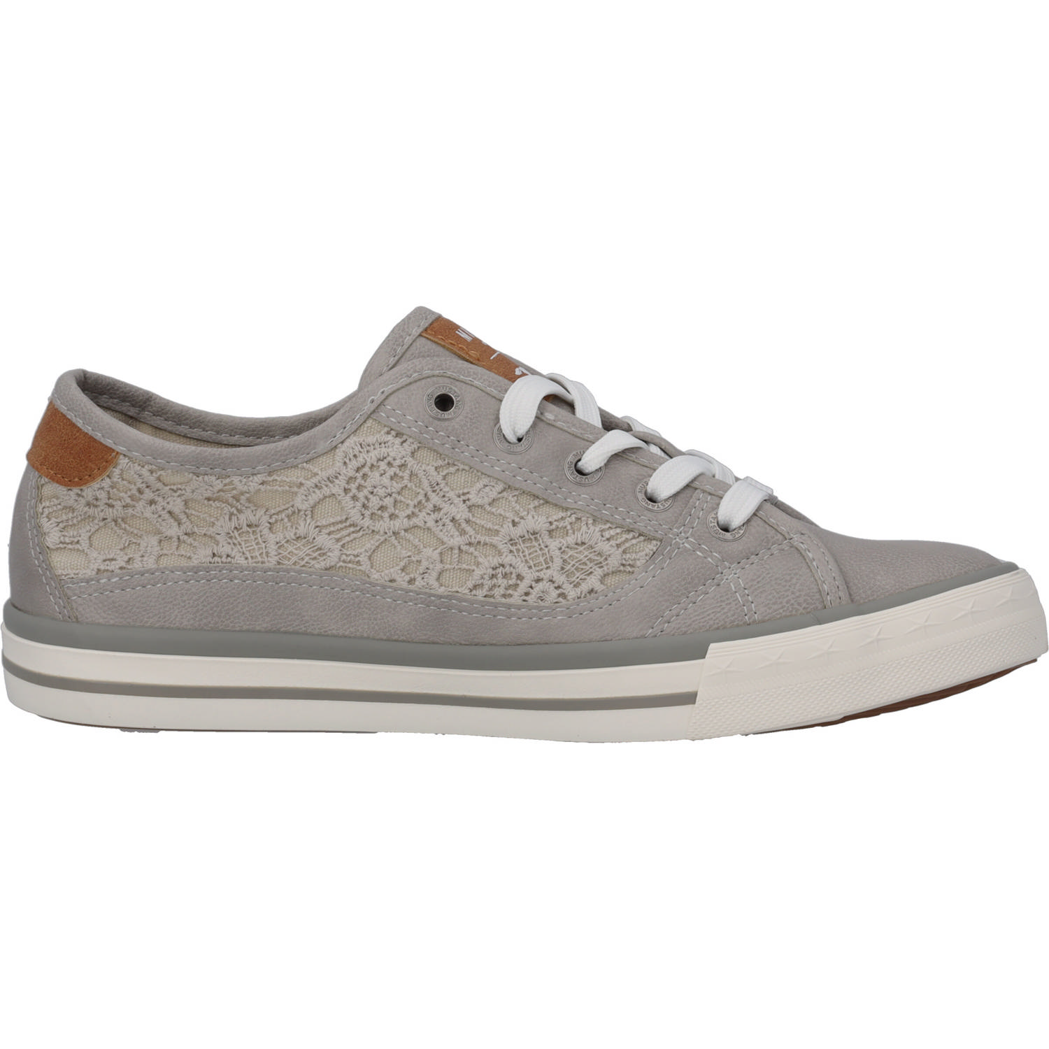 Mustang 1146317, Schnürschuhe, Damen, hellgrau