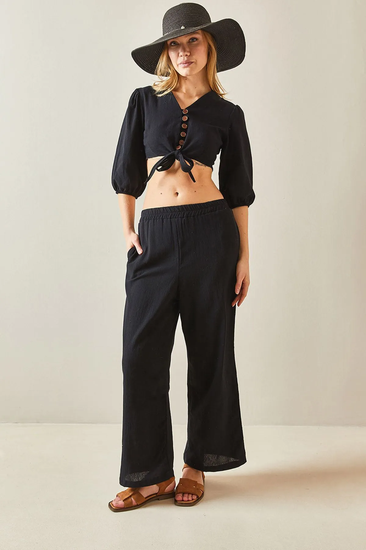 XHAN  Zweiteiler - Schwarz - Regular Fit